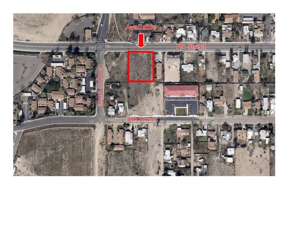 ±0.651 Acres of Commercial Development Land in Hanford, CA: 1131 W. 7th Street, Hanford, CA 93230